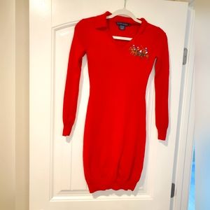 RARE⚡️Ralph Lauren Blue Label Vintage Equestrian Sweater Dress